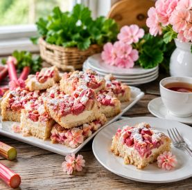 Ciasto z rabarbarem wraca do łask. Właśnie trwa najlepszy moment, aby wykorzystać sezonowy przysmak